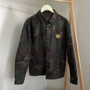 Bradley Mountain Waxed Canvas camo Chore Coat